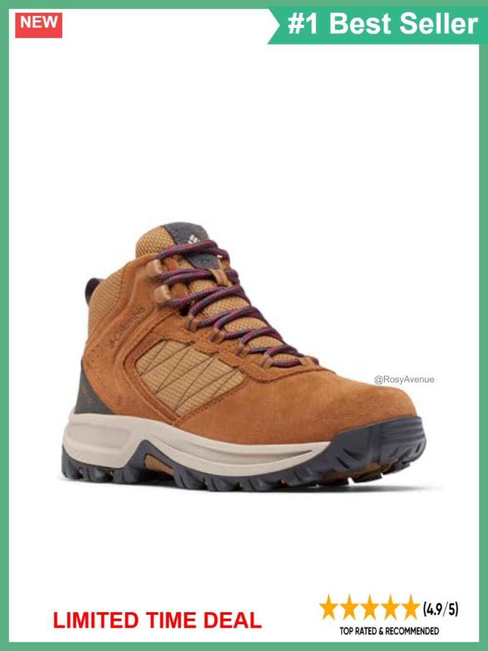 Suede Waterproof Hiking Boots Ankle Omni-Tech